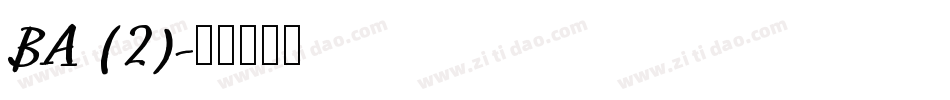 BA (2)字体转换